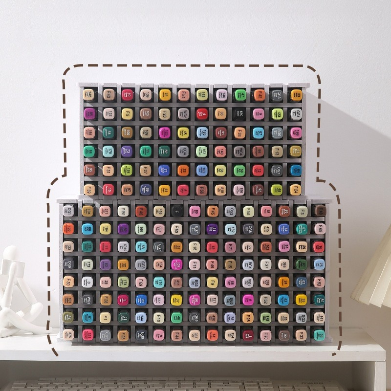 Wall Mounted Desk Fold - Support de rangement incliné pour marqueurs,