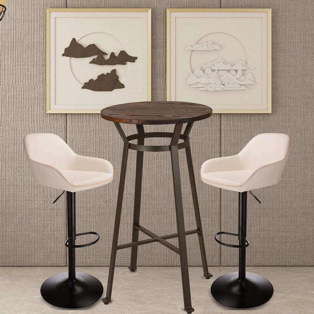Office Furniture Custom - Ensemble de 3 tables de pub