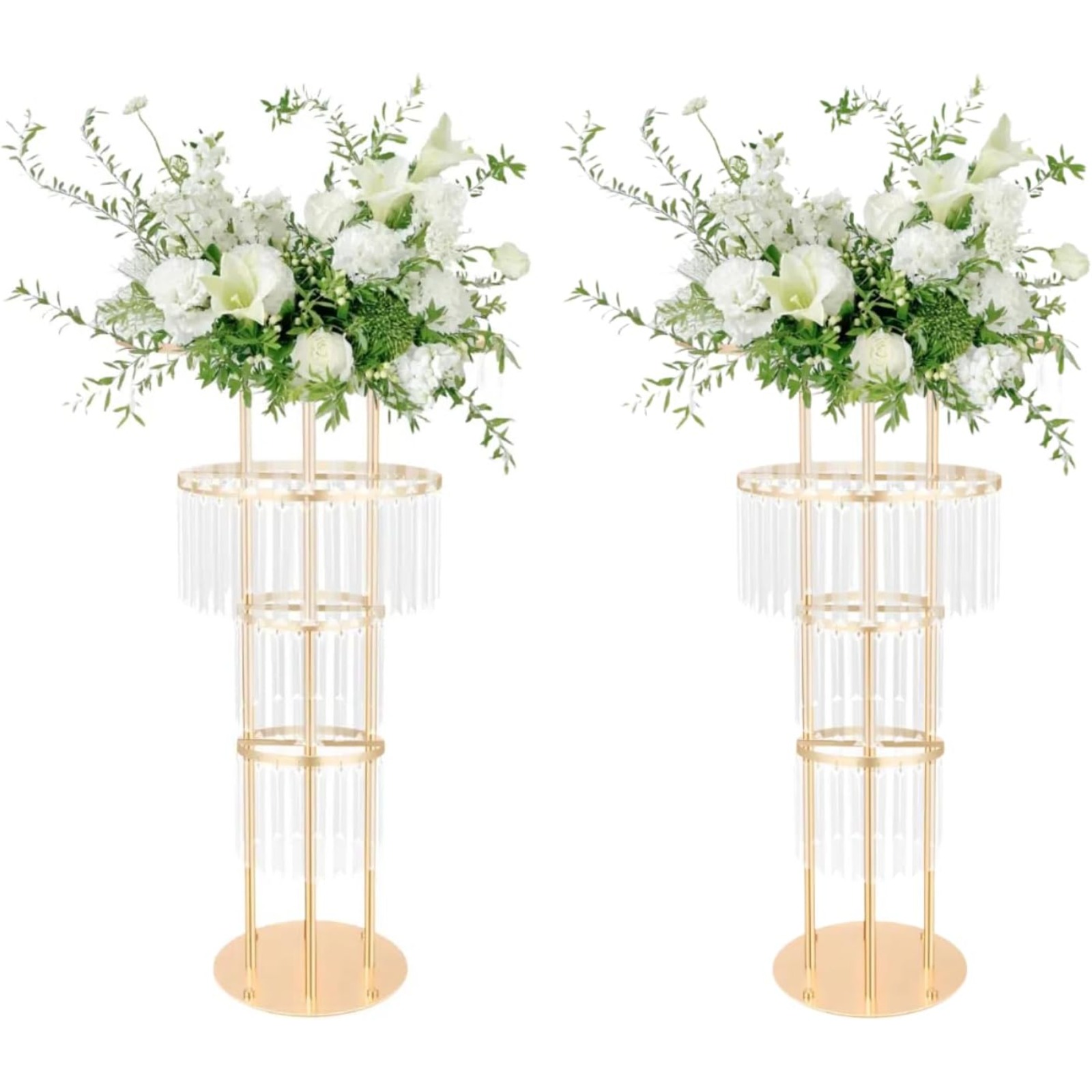 Conference Table Round - Lot de 2 vases de centre