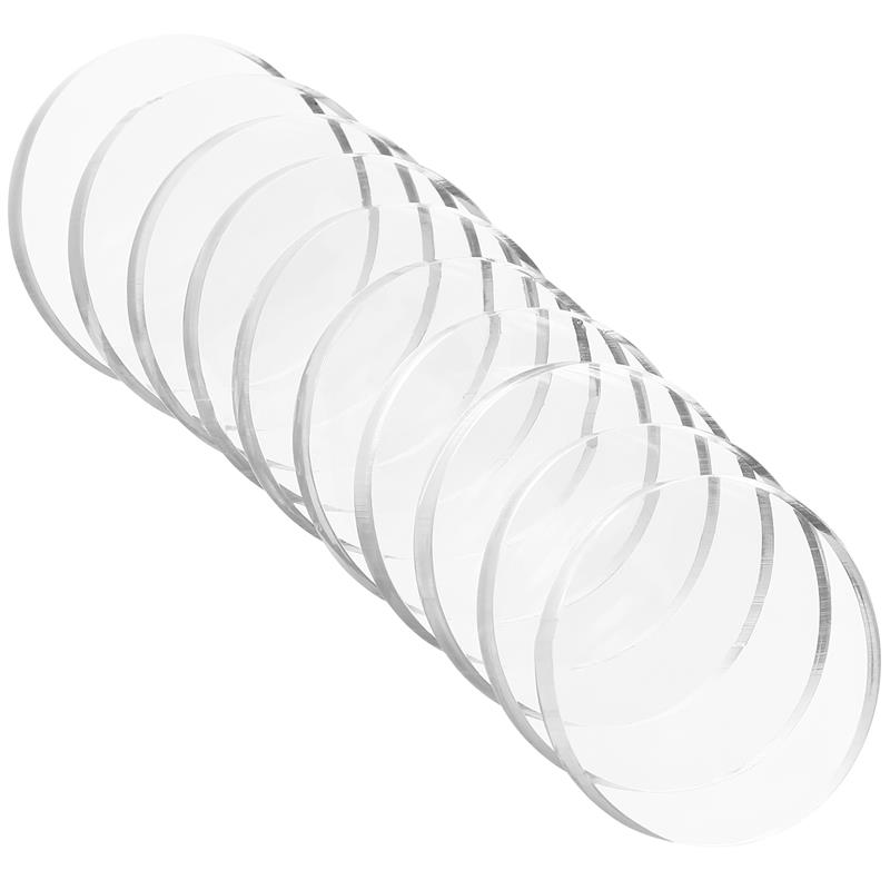 Conference Table Round - Coussin de Table en verre antidérapant,