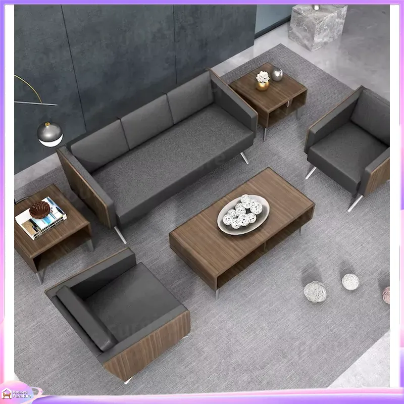 Office Furniture Custom - Canapé de bureau moderne 3 places