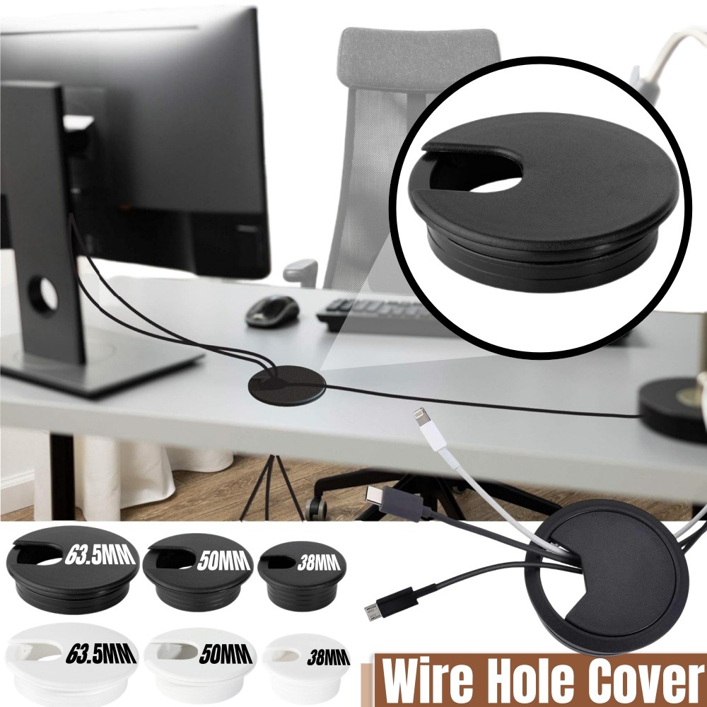 Conference Table Round - Couvercle de trou de fil en