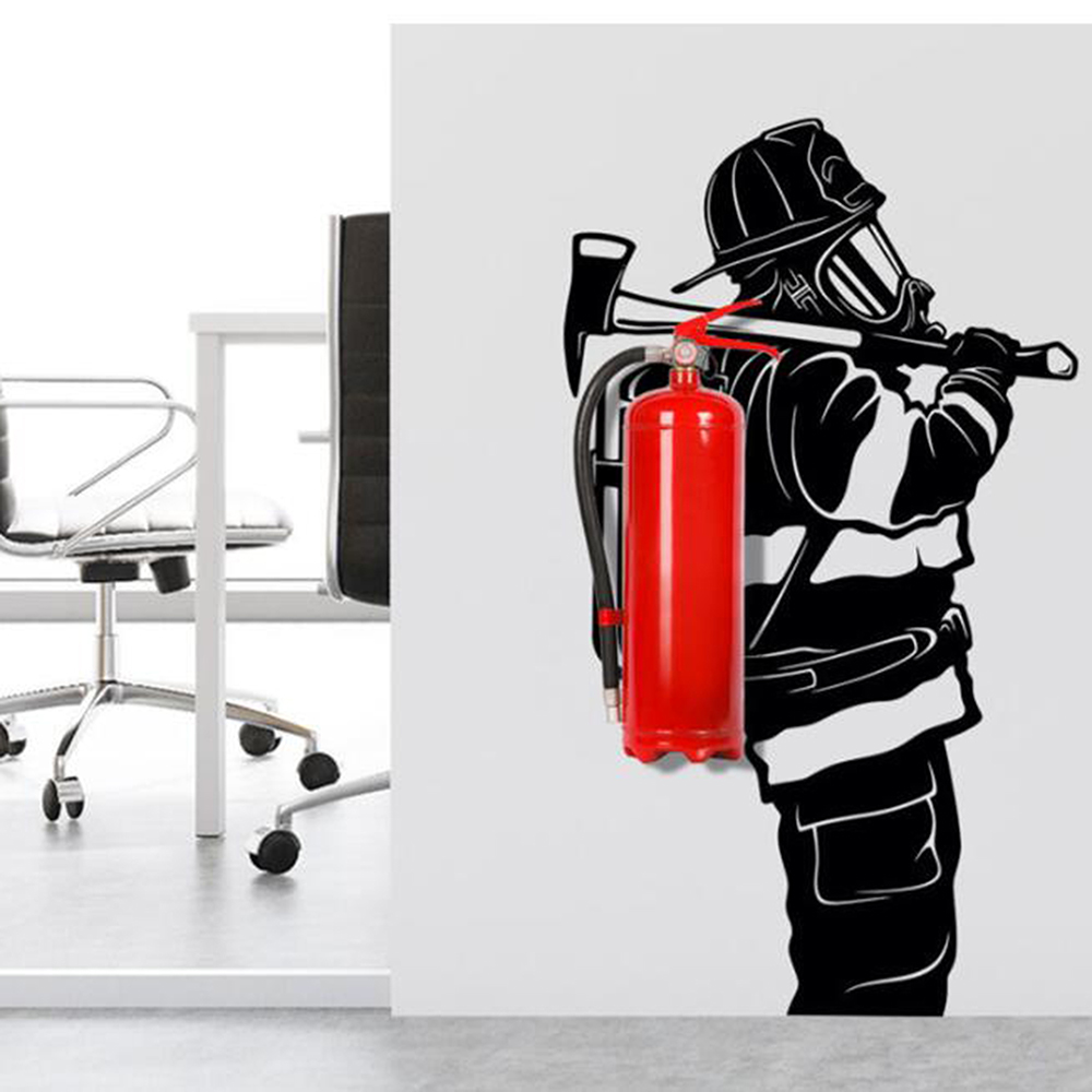 Office Furniture Usa - Grand pompier pompier autocollant mural décalcomanie