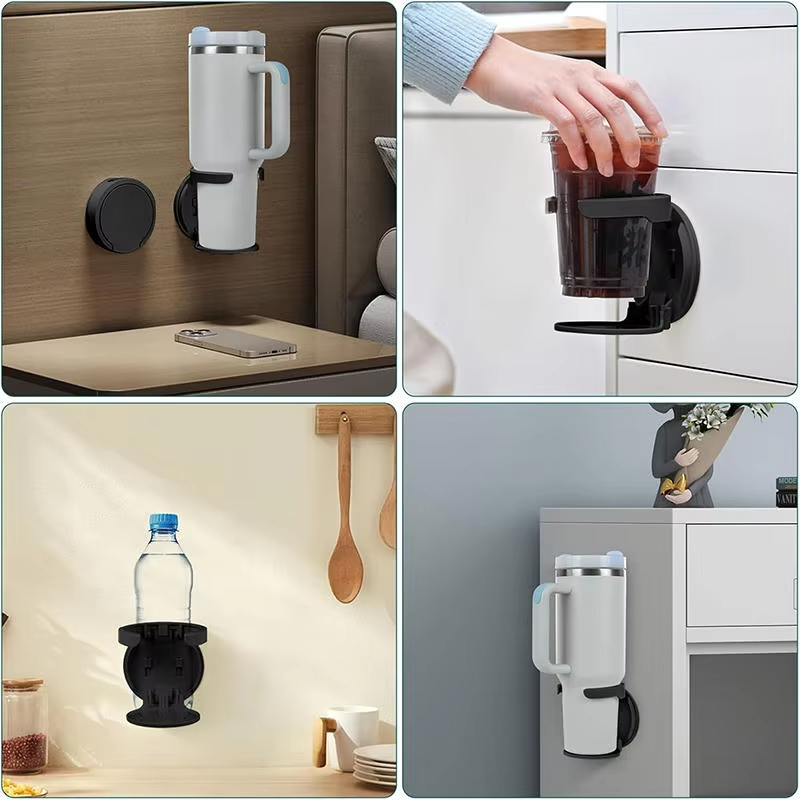 Wall Mounted Desk Fold - Support de tasses pliable pour bureau,