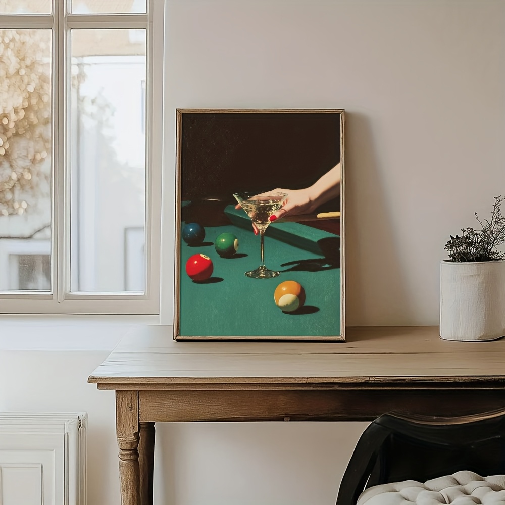 1 affiche vintage de billard,  - Office Furniture Loft avis et prix