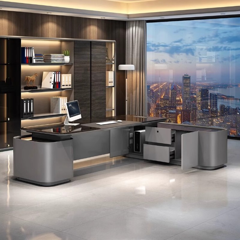 Bureau de direction laqué luxu - Office Furniture Custom avis et prix
