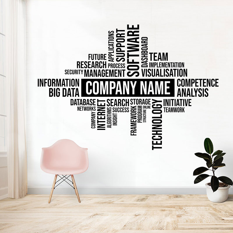 Autocollant mural personnalisé - Office Furniture Custom avis et prix