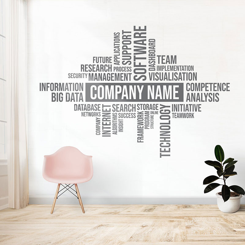 Autocollant mural personnalisé - Office Furniture Custom avis et prix