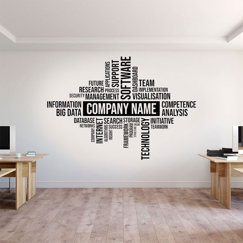 Autocollant mural personnalisé - Office Furniture Custom avis et prix