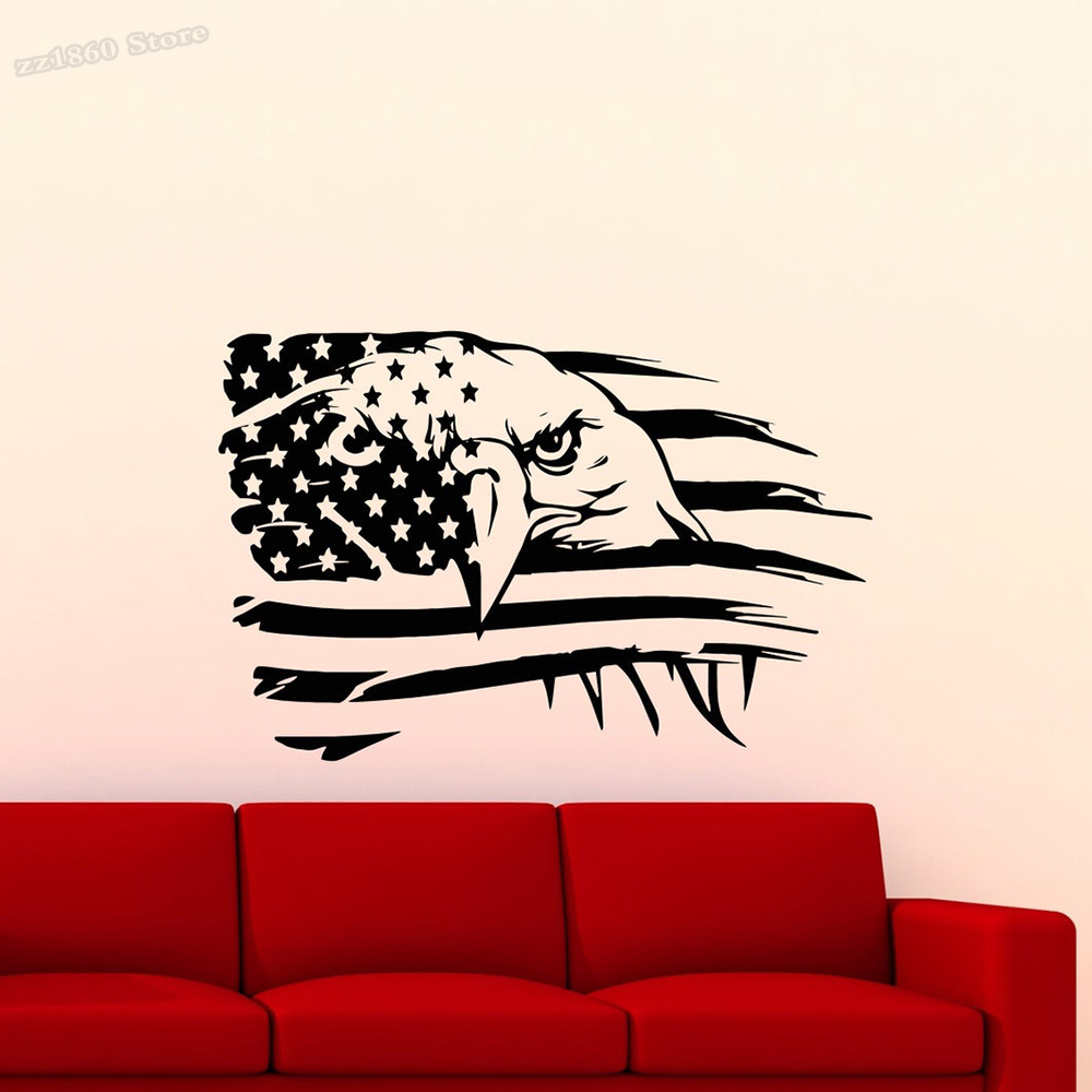 Autocollant mural avec drapeau - Office Furniture Usa avis et prix