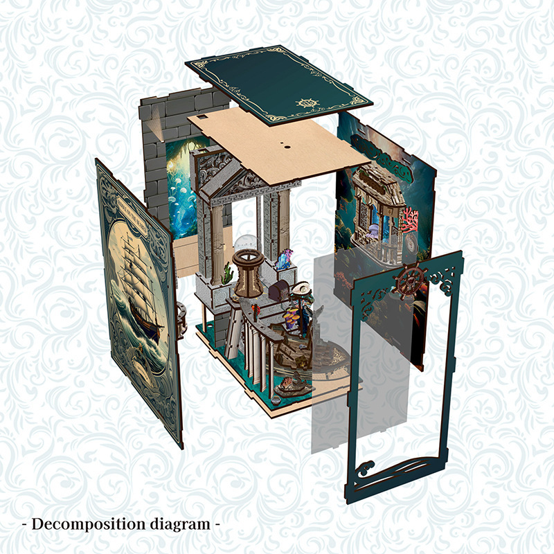 Puzzle 3D en bois à monter soi - Office Furniture Plan avis et prix
