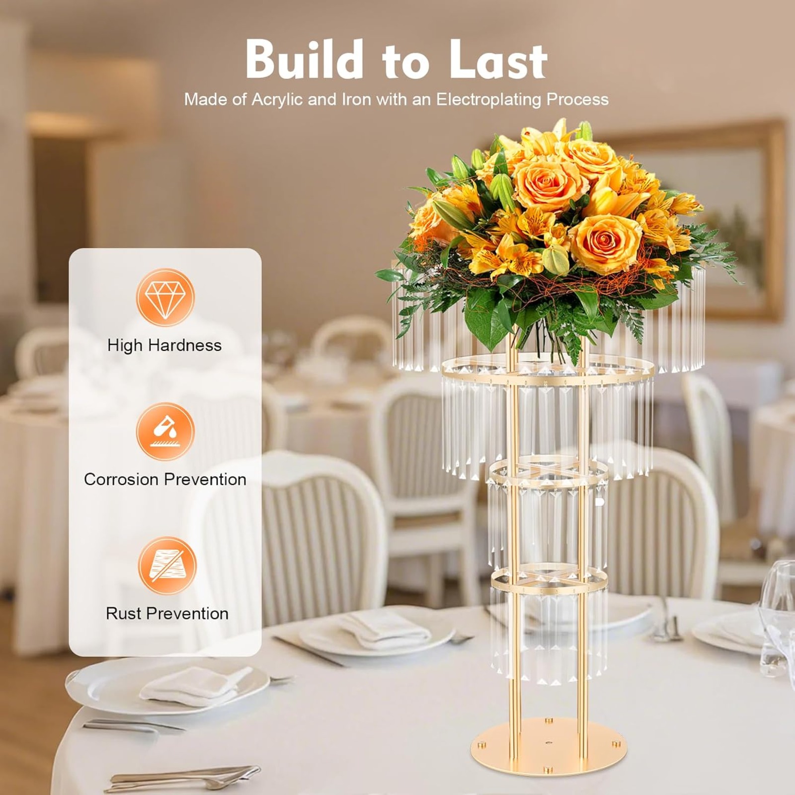 Lot de 2 vases de centre de ta - Conference Table Round avis et prix