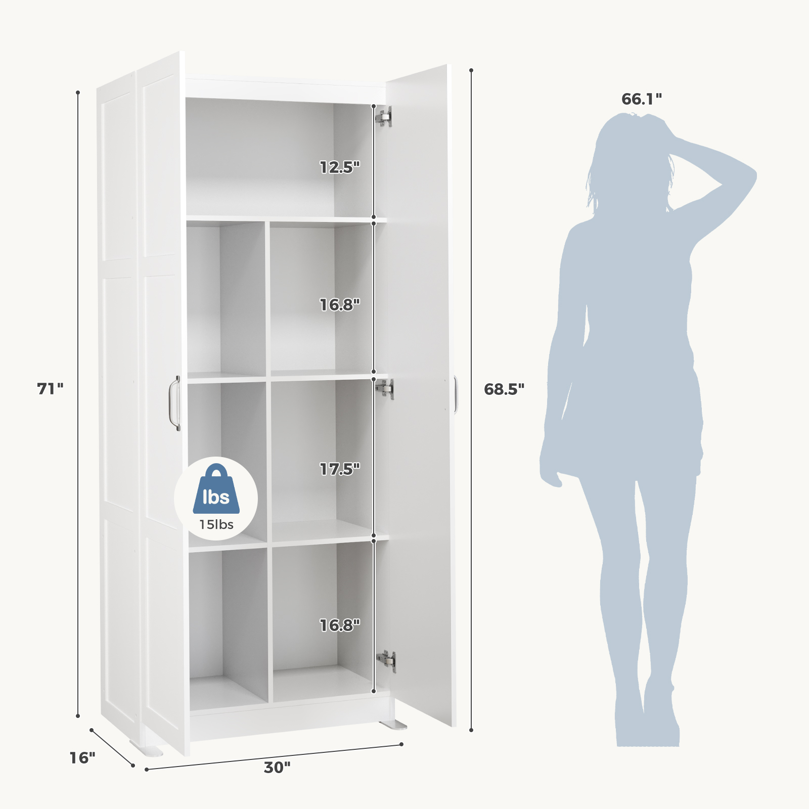 Armoire de rangement en bois J - Office Furniture Plan avis et prix