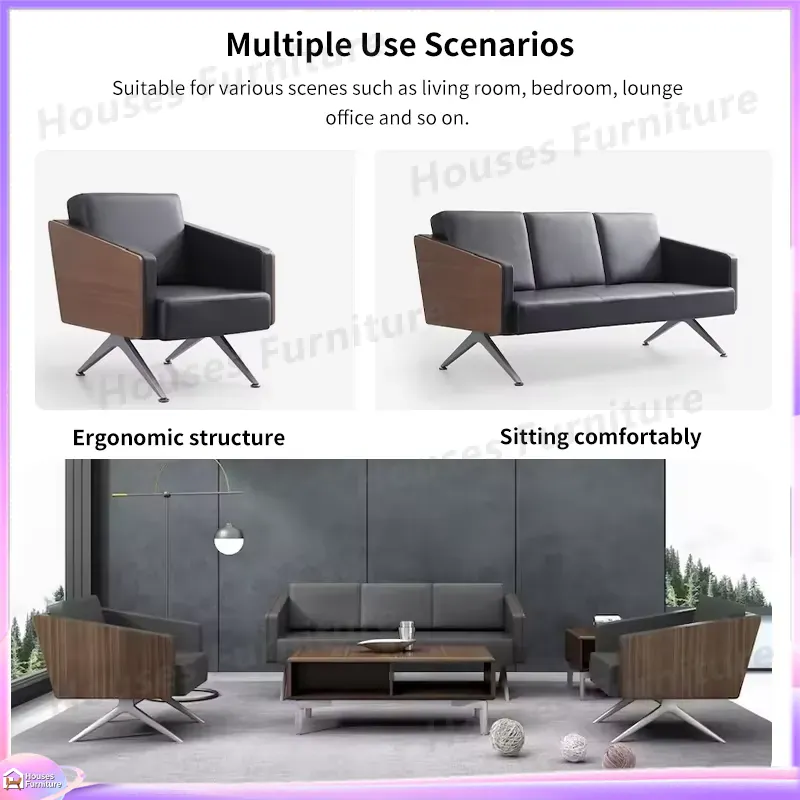 Canapé de bureau moderne 3 pla - Office Furniture Custom avis et prix