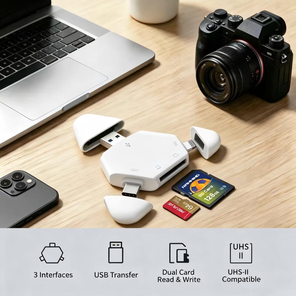 Lecteur de carte mémoire 3 en  - Adjustable Laptop Table avis et prix