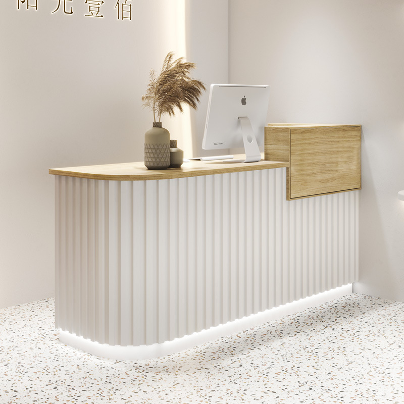 Comptoir de caisse incurvé mod - Office Furniture Factory Shop avis et prix